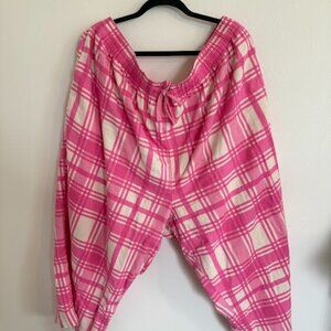 Lucy & Yak Pink Plaid Pants in 2XL